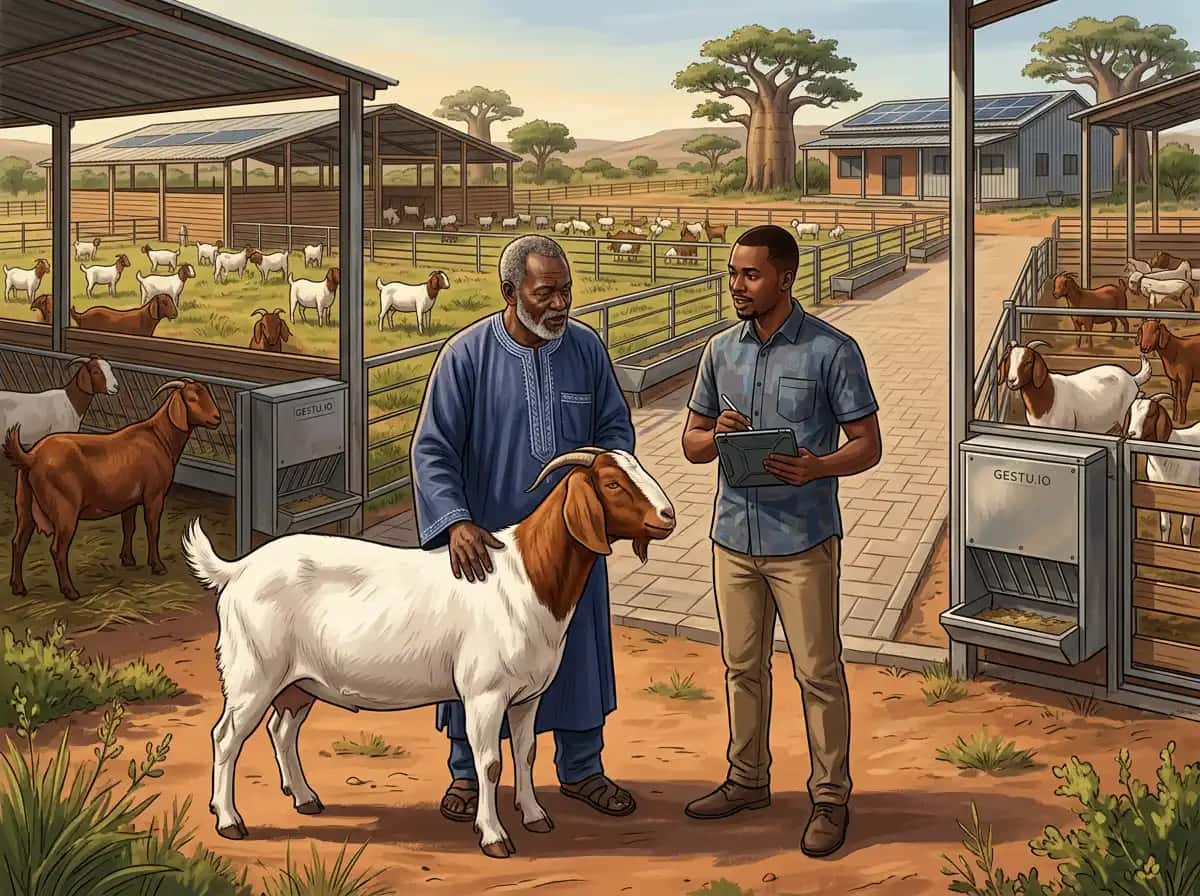 Cover Élevage rentable de chèvres Boer / Kalahari
