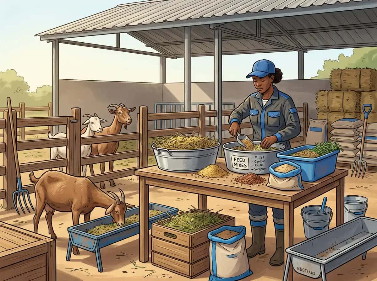 Cover Alimentation optimisée des chèvres au Sénégal