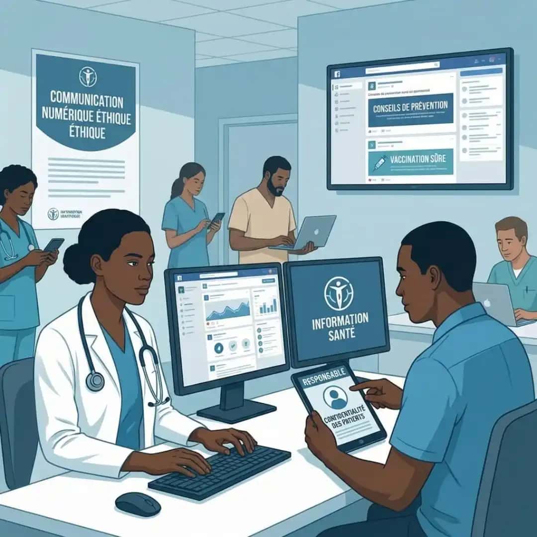 Cover Utilisation des réseaux sociaux pour institutions de santé