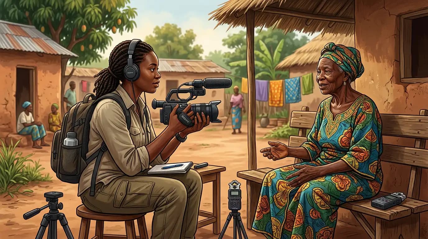 Cover Documentaire et reportage — récit du réel africain