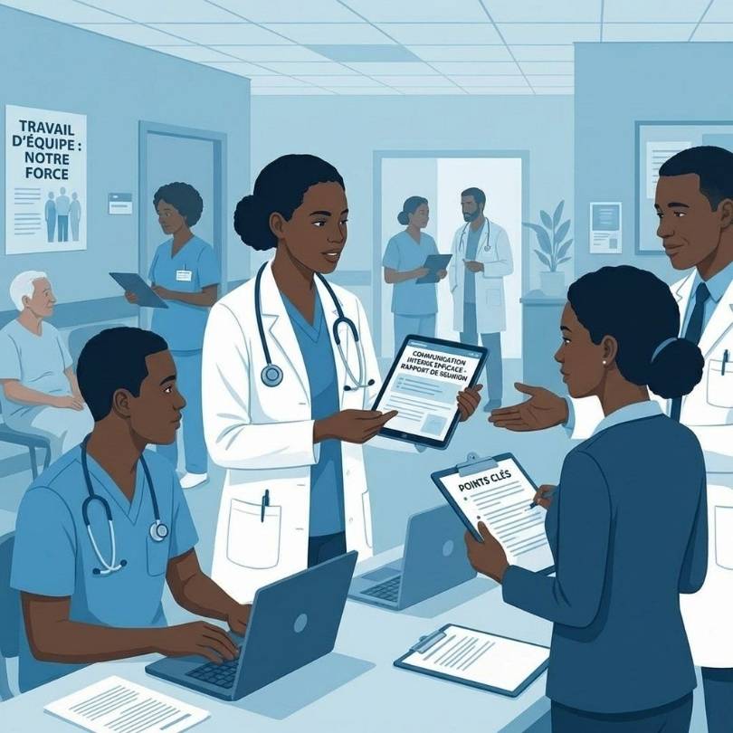 Communication interne efficace en milieu médical
