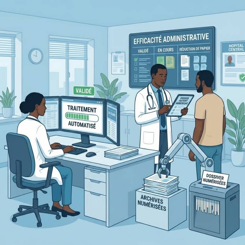 Automatisation des tâches administratives médicales