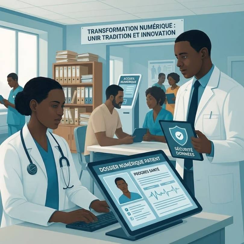 Digitalisation progressive d’un district ou hôpital