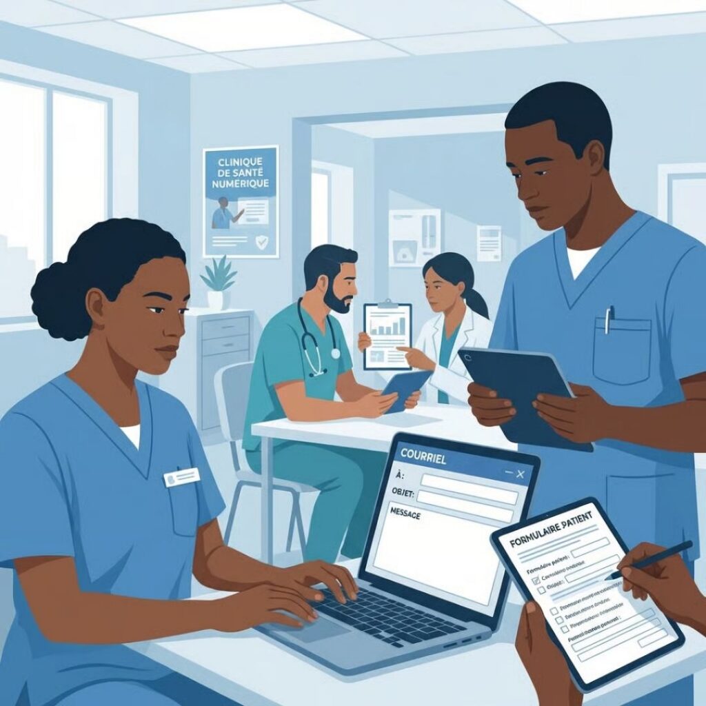 Utilisation des outils numériques de base en santé