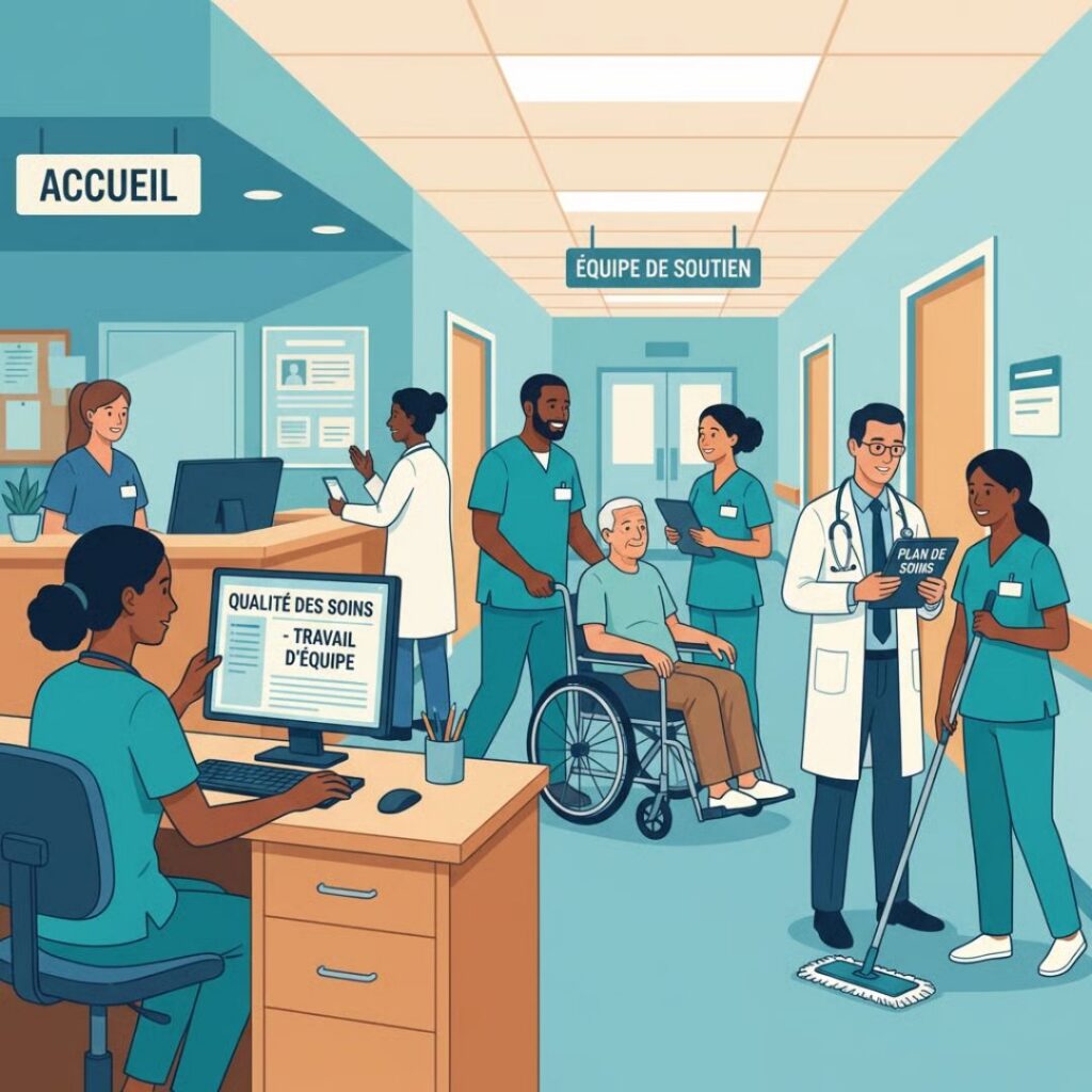 Contribution du personnel support à la qualité des soins